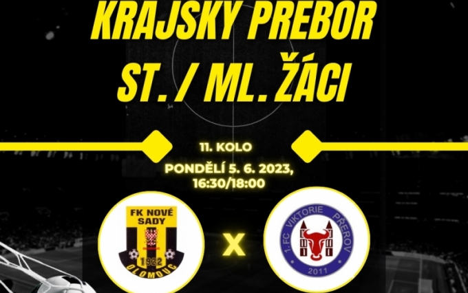 ST./ML. ŽÁCI FK NOVÉ SADY x 1.FC VIKTORIE PŘEROV